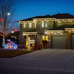 Brite Ideas Lawn And Outdoor Decor*Led Santa Hat Freestyle Linkable -Set Of 12- Led-Hat44