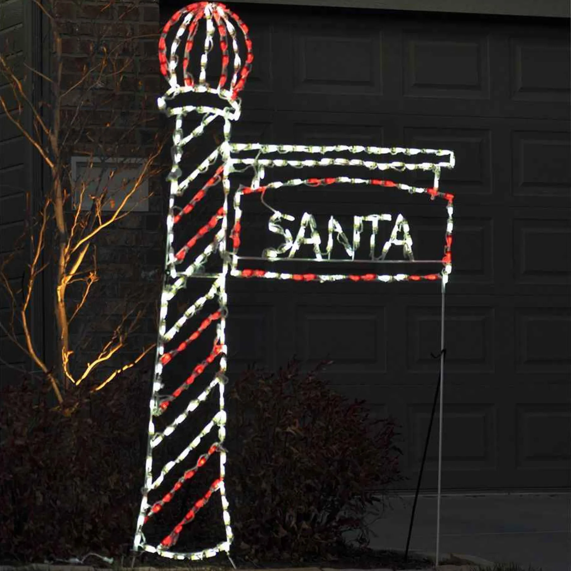 Brite Ideas Lawn And Outdoor Decor*Led Santa's Light Pole #Led-Slp72