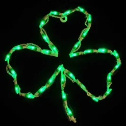 Brite Ideas Lawn And Outdoor Decor*Led Shamrock (Small) #Led-Sh25 *Set Of 2*