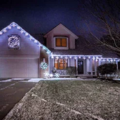 Brite Ideas Lawn And Outdoor Decor*Led Snowflake Freestyle Linkable (White)- Set Of 12- #Led-Sfl44W