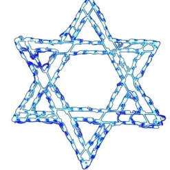Brite Ideas Lawn And Outdoor Decor*Led Star Of David #Led-Sd132 *Set Of 2*