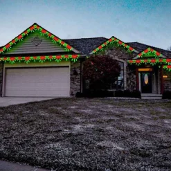 Brite Ideas Lawn And Outdoor Decor*Led Starburst Linkable (Red/Green) -Set Of 12- #Led-Sb44Rg