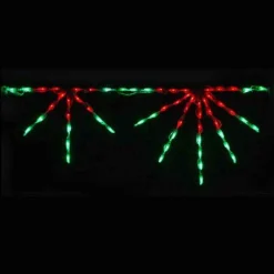 Brite Ideas Lawn And Outdoor Decor*Led Starburst Linkable (Red/Green) -Set Of 12- #Led-Sb44Rg