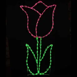 Brite Ideas Lawn And Outdoor Decor*Led Tulip Pink #Led-Tlp42Pk *Set Of 2*