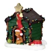 Lemax Village Collection Figurines*Lemax Decorated Light Doghouse #02808