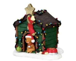 Lemax Village Collection Figurines*Lemax Decorated Light Doghouse #02808