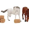Lemax Village Collection Figurines*Lemax Feed For The Horses, Set Of 6 #12511