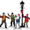 Lemax Village Collection Figurines*Lemax Snowball Fight, Set Of 4 #32133