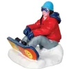 Lemax Village Collection Figurines*Lemax Snowboarding Breather #42221