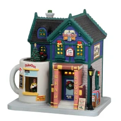 Lemax Village Collection Lighted Buildings* Books And Brews Cafe #35038