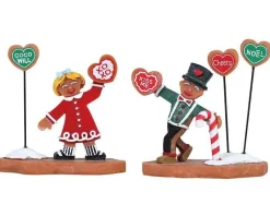 Lemax Village Collection Figurines* Cookie Exchange, Set Of 2 #82593