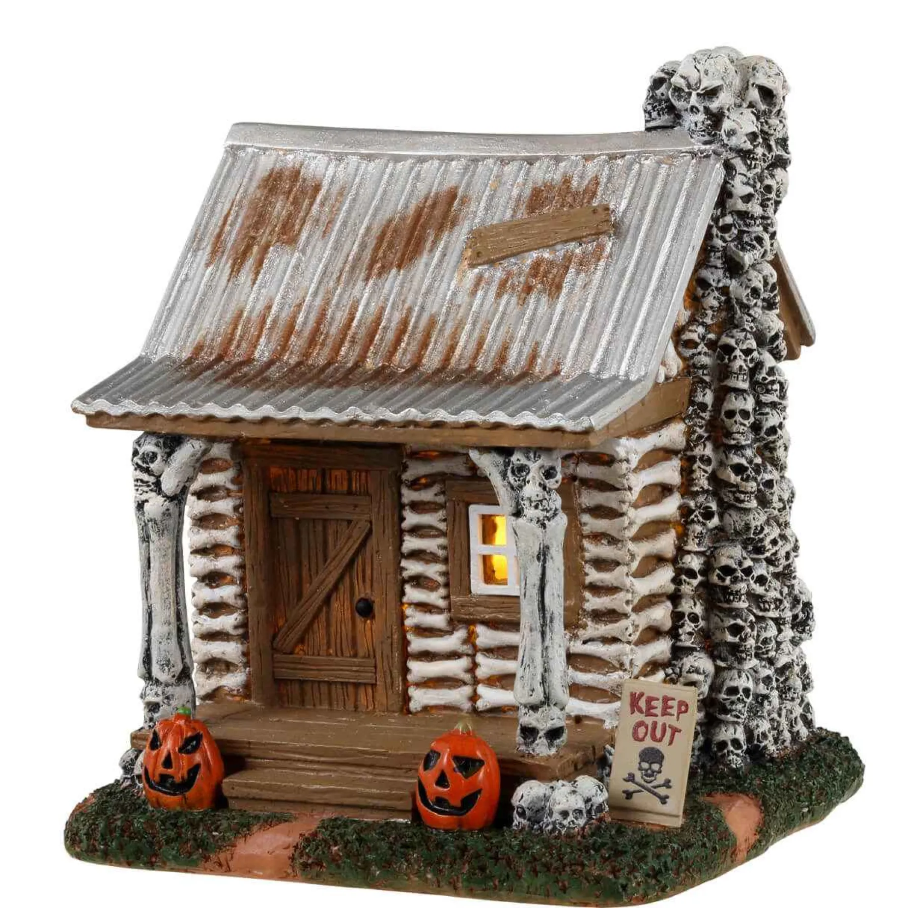 Lemax Village Collection Halloween Villages* Skeleton Cottage, Battery Operated (3V) #34081