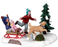 Lemax Village Collection Accessories* Rover Takes Charge Table Accent #03804