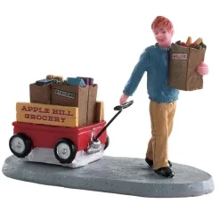 Lemax Village Collection Figurines* Grocery Delivery #82579