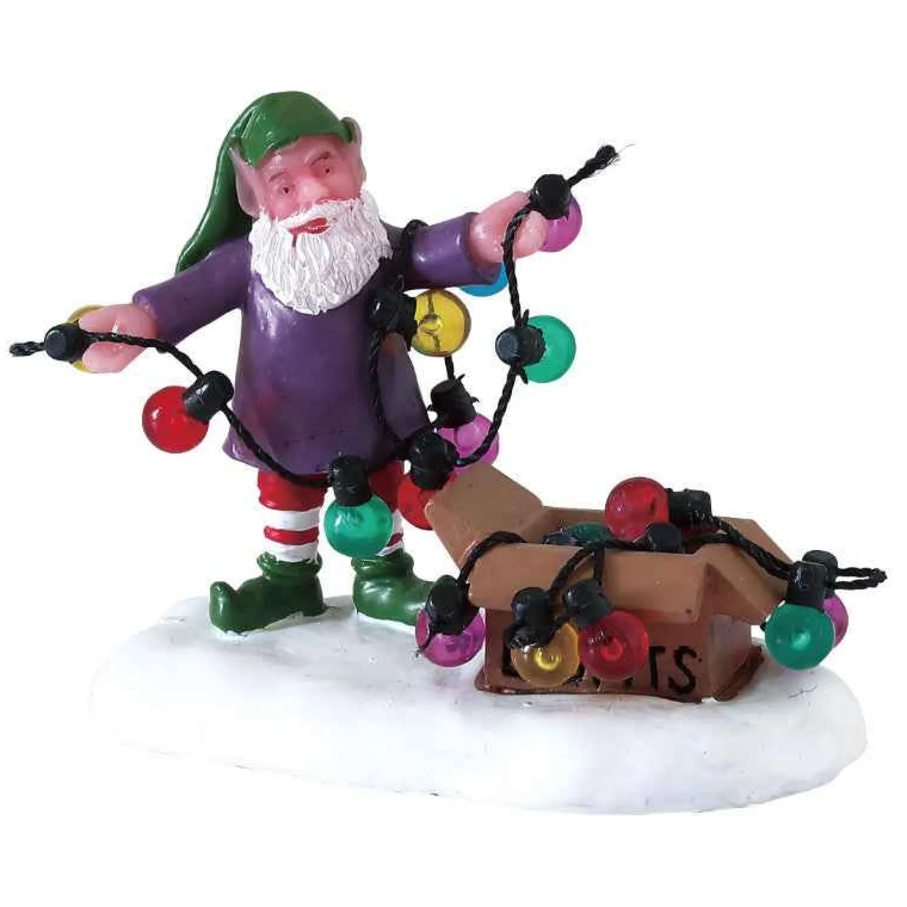 Lemax Village Collection Figurines* Untangling The Lights #72551