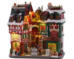 Lemax Village Collection Lighted Buildings* Christmas City, B/O Facade #15739