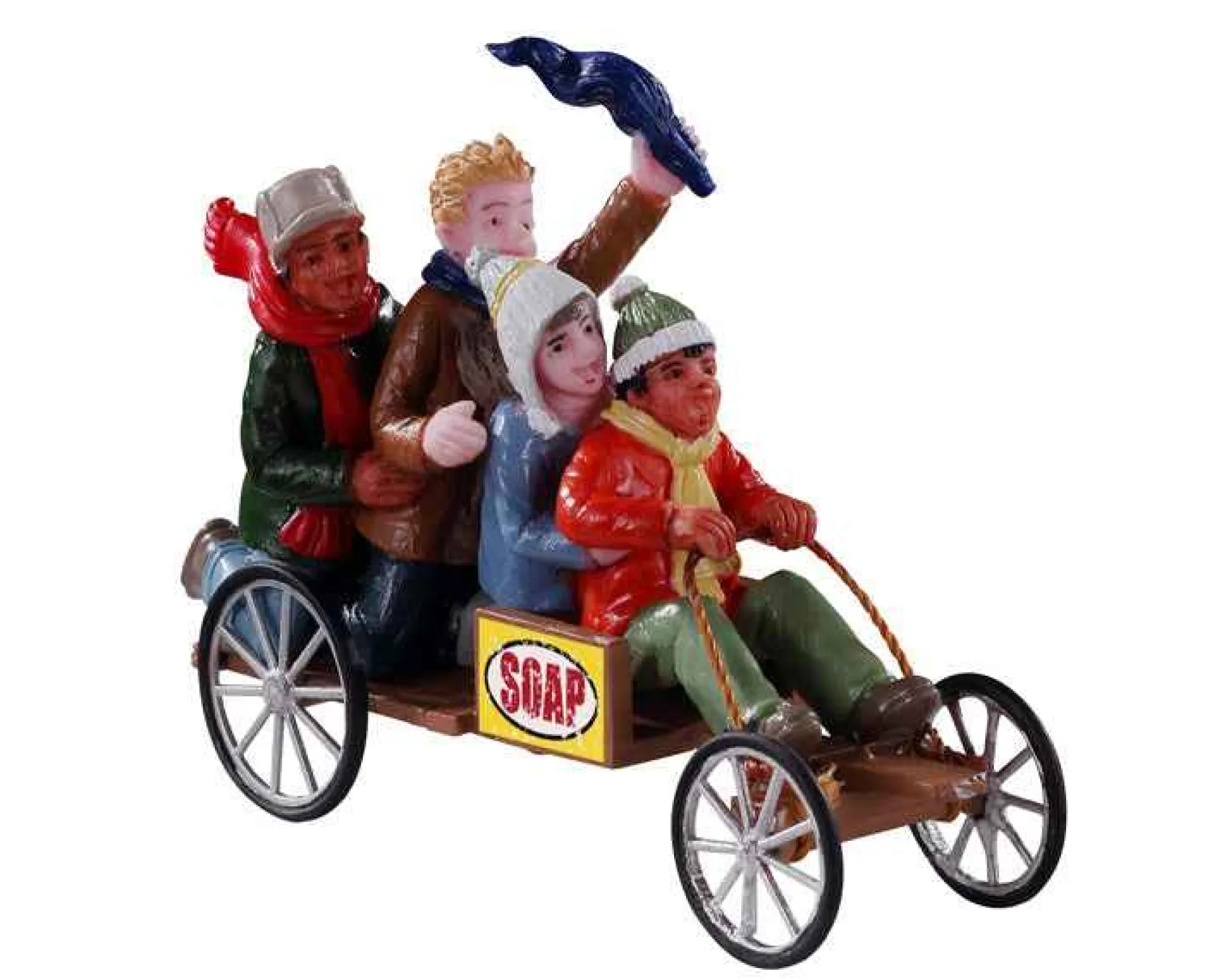 Lemax Village Collection Figurines* Go-Cart Racers Figurine #12031