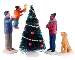 Lemax Village Collection Figurines* The Final Touch, Set Of 4 Figurines #12032