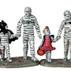 Lemax Village Collection Halloween Villages* Trick Or Treating With Mummy And Deady, Set Of 2 Figurines #62423