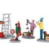 Lemax Village Collection Figurines* Getting Ready To Decorate, Set Of 4 Figurine #12030
