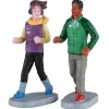 Lemax Village Collection Figurines* Autumn Jog, Set Of 2 #02921