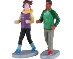 Lemax Village Collection Figurines* Autumn Jog, Set Of 2 #02921