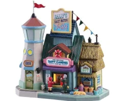 Lemax Village Collection Lighted Buildings* Sally's Salt Water Taffy #85338
