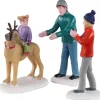 Lemax Village Collection Figurines* Rover Plays Rudolph, Set Of 3 #02923