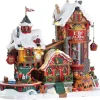 Lemax Village Collection Animated* Elf Made Toy Factory #75190