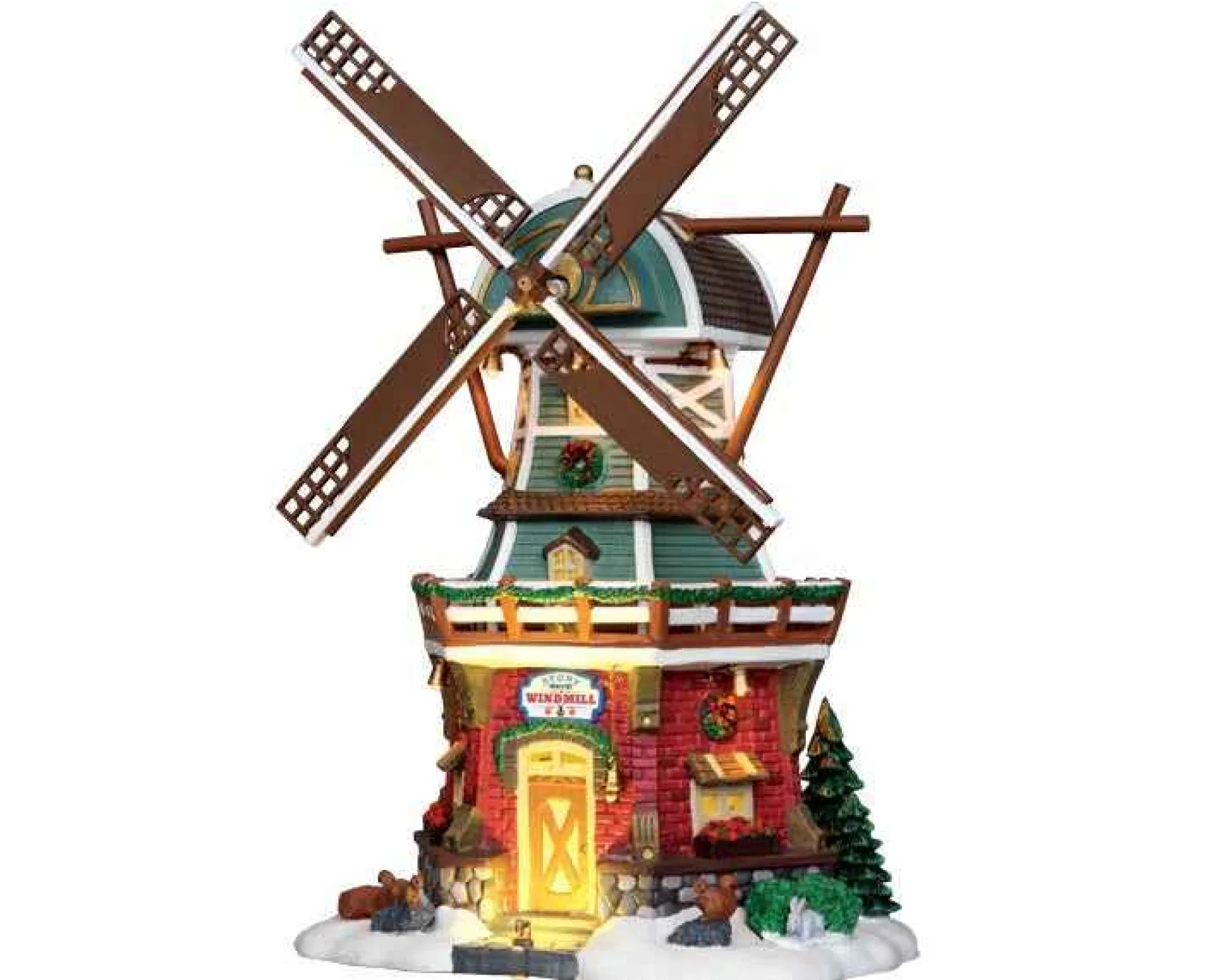 Lemax Village Collection Lighted Buildings* Stony Brook Windmill #25384