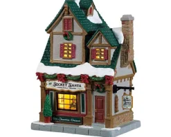Lemax Village Collection Lighted Buildings* The Secret Santa Christmas Shoppe #95512