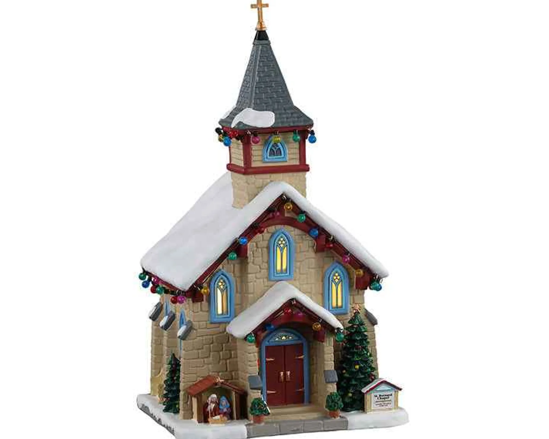 Lemax Village Collection Lighted Buildings* St. Bernard Chapel #15750