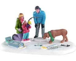 Lemax Village Collection Table Accents* Her First Fish! #03513