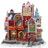 Lemax Village Collection Animated* Tinseltown Plaza, With 4.5V Adaptor #05700