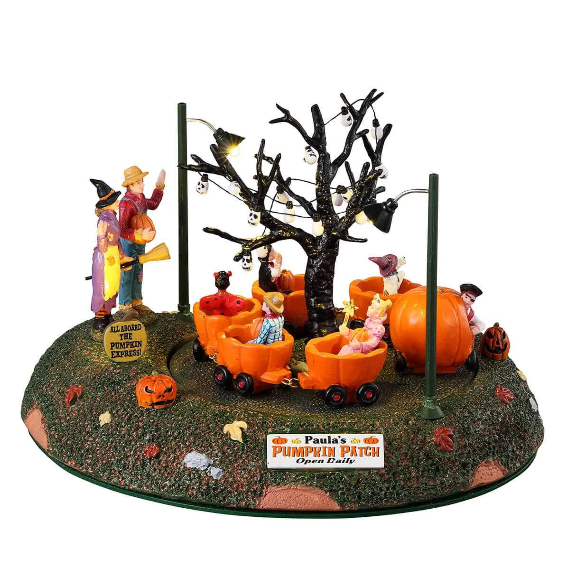 Lemax Village Collection New For 2023* Pumpkin Patch Train, Battery Operated (4.5V) #34061