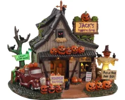 Lemax Village Collection Halloween Villages* Jack's Pumpkin Farm, Battery Operated #04716