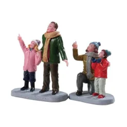 Lemax Village Collection Figurines* People Admiring Fireworks, Set Of 2 #92770