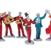 Lemax Village Collection Halloween Villages* Fiesta De Los Muertos, Set Of 6 #52309