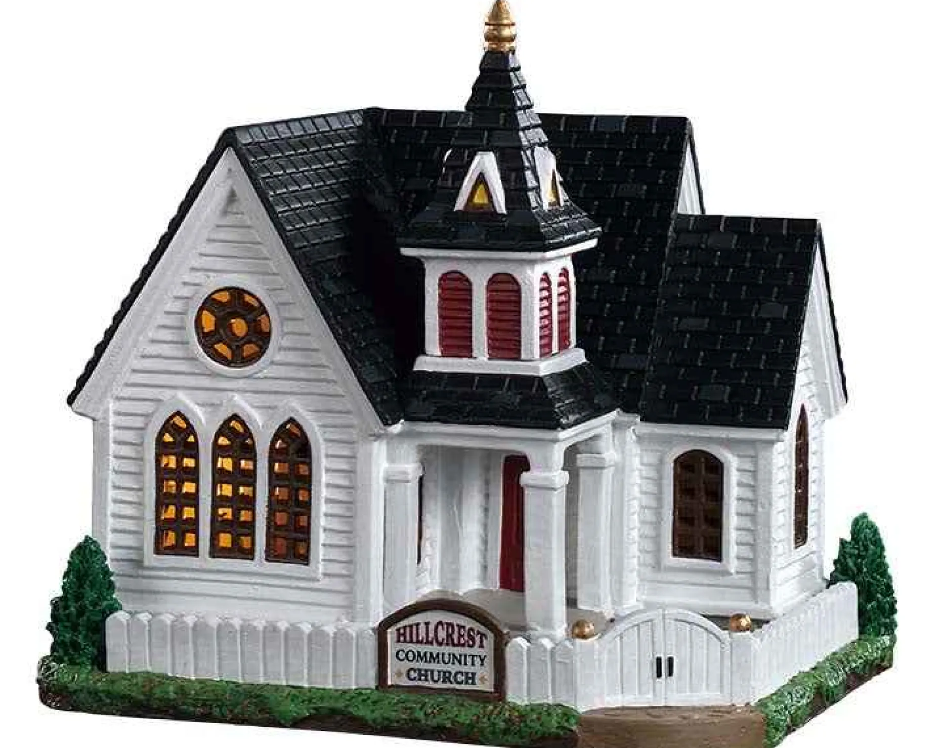 Lemax Village Collection Lighted Buildings* Hillcrest Community Church #95487