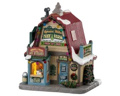 Lemax Village Collection Lighted Buildings* Spruce Hills Tree Farm #05675