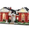 Lemax Village Collection Lighted Buildings* Public Library, With 4.5V Adaptor #15810