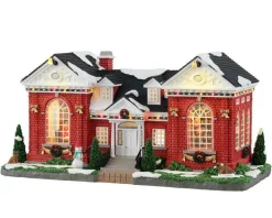 Lemax Village Collection Lighted Buildings* Public Library, With 4.5V Adaptor #15810