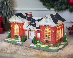 Lemax Village Collection Lighted Buildings* Public Library, With 4.5V Adaptor #15810