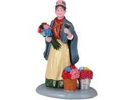 Lemax Village Collection Figurines* Flower Seller Figurine #12041