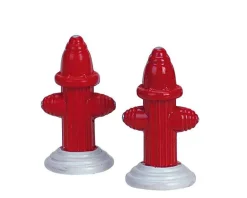 Lemax Village Collection Accessories* Metal Fire Hydrant, Set Of 2 #24986