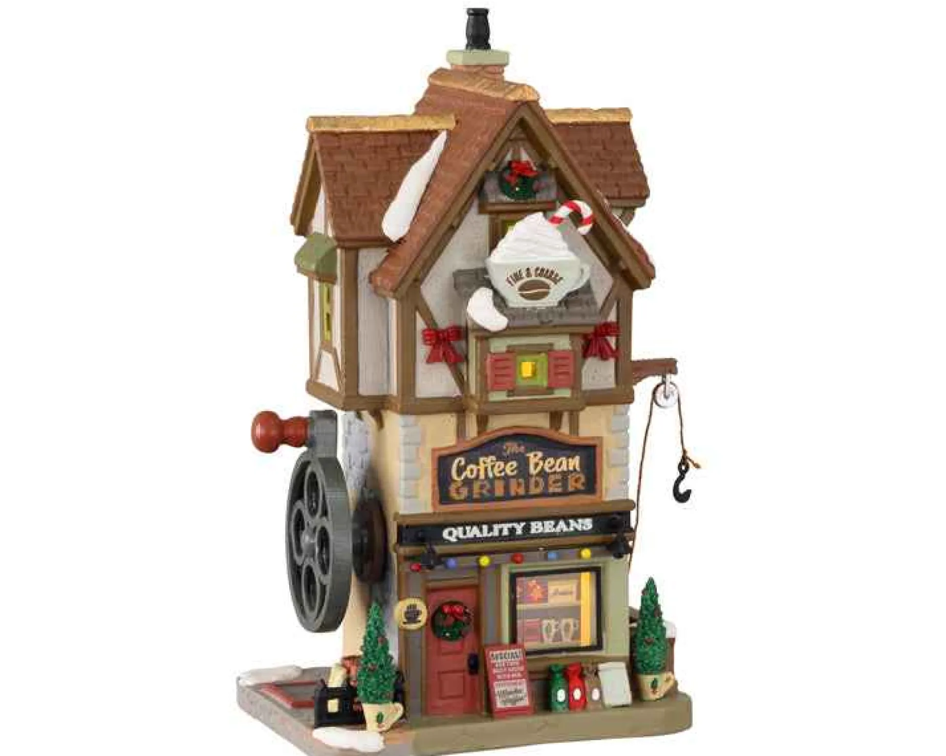 Lemax Village Collection Lighted Buildings* The Coffee Bean Grinder #15780