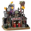 Lemax Village Collection Halloween Villages* Last Ditch Gas & Salvage, With 4.5V Adaptor #25842