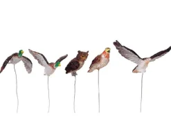 Lemax Village Collection Accessories* Assorted Birds, Set Of 5 #84817