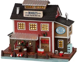 Lemax Village Collection Lighted Buildings* Moore's Fish Packing Co. #25910