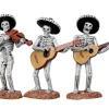 Lemax Village Collection Halloween Villages* Skeleton Mariachi Band, Set Of 3 #12884